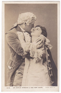 Charles Wyndham. Mary Moore "David Garrick" Rotary 1151 B