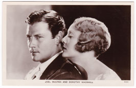 Joel McCrea and Dorothy Mackaill. Film Partners P 89