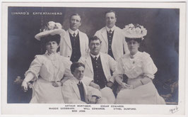 Edward's Entertainers. Concert Party. 1906