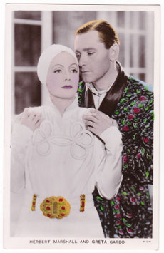 Herbert Marshall and Greta Garbo. Film Partners PC 145