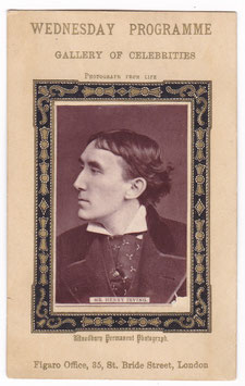 Henry Irving. Fradelle & Leach, published by Figaro Office. Woodburytype. 1872
