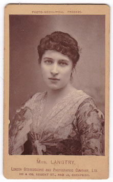 Lillie Langtry. London Stereoscopic Co. CDV