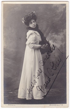 Maud C Grey. Signed postcard