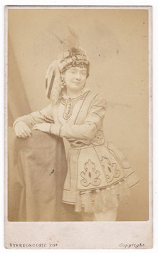 Rachel Sanger as Aladdin. London Stereoscopic Co CDV