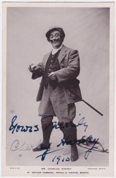 Charles Harvey "Mother Hubbard" Grosvenor Series 43. Signed postcard