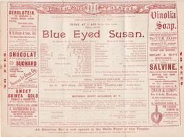 Blue Eyed Susan. Nellie Stewart, Marion Burton, Arthur Williams, Fred Emney, Arthur Roberts, Louie Pounds. Prince Of Wales's, 1892