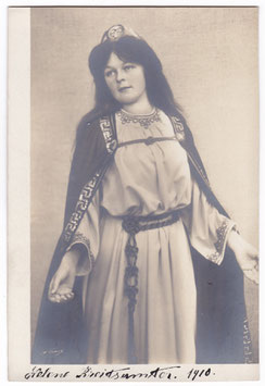 Helene Breitsamter. Oberammergau. Signed photo dated 1910
