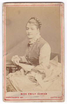 Emily Duncan. London Stereoscopic Co. CDV