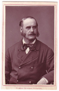 James Henry Mapleson. Opera impresario. Lock & Whitfield. Woodburytype CDV