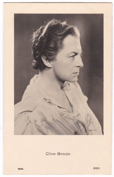 Clive Brook. 653. Dutch postcard