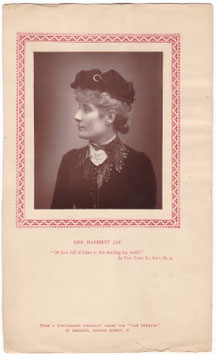 Harriett Jay. Barraud, 1888. Carbon