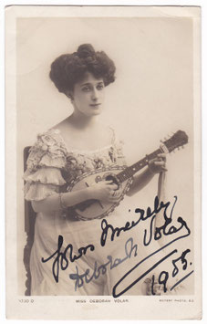 Deborah Volar. Rotary 1730 D. Signed postcard, dated 1905