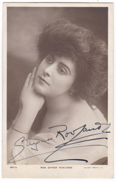 Gaynor Rowlands. Rotary 1615 M. Signed postcard