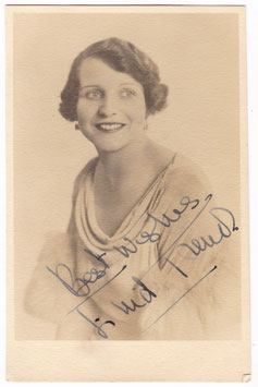 Enid Trevor. Signed postcard