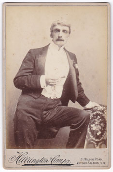 J F Graham as Hugh Chalcot "Ours" Harrington cabinet photo