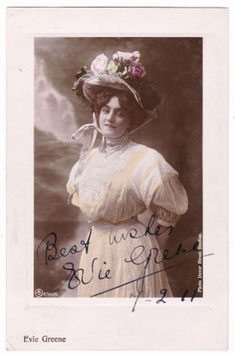 Evie Greene. Aristophot E 1835. Signed postcard