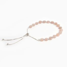 Armband rosa Mondstein & Silber 925