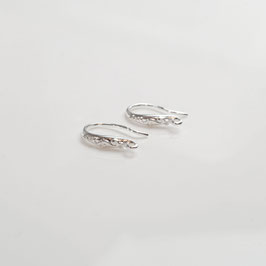 O15. Ohrschmuck Oberteil Silber 925