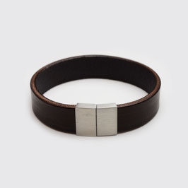 M00030.DKB. Herren Armband Leder & Edelstahl