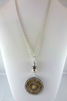 Collier long - Fatale Mordoré