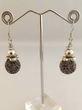 Boucles d'oreilles - Patchwork