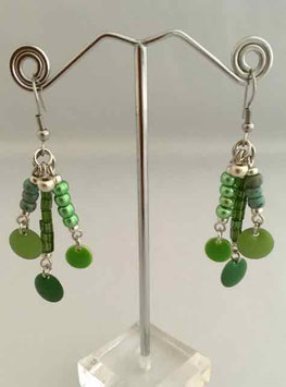 Boucles d'oreilles - Euphorbe 2