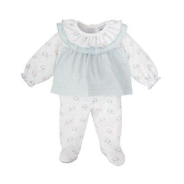 Babidu 2 teil. Outfit mit Bunnymuster Nr.OMW25/34