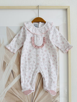 Babidu Jumpsuit mit Rüschenkragen  Nr.JSMW25/04