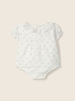 WEDOBLE Blusen-Body mit Blumenmuster Nr.BSM26/03/FA55