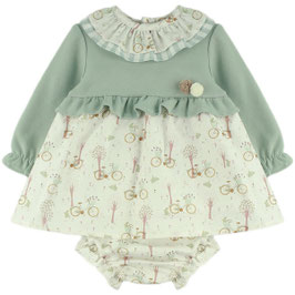Babyferr 2 teil. Outfit mit Bommeln Nr. OMW25/05