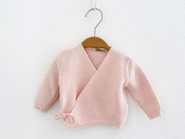 WEDOBLE Preemie Feinstrick Wickel-Pullover Nr.803/F51