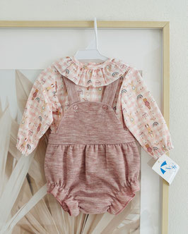 Babyferr 2 teil. Outfit mit Trägerhose Nr.OMW25/12