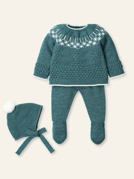 Mac Ilusion 4 teil. Christmas Preemie Feinstrickset  Nr.FSJW25/031/F04