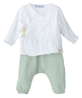 Calamaro 4 teil. Musselin Outfit Nr.OMW25/64/F