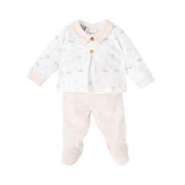 Babidu 2 teil. Outfit mit Knöpfen Nr.OJW25/006