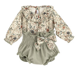 Calamaro 2 teil.Outfit mit Blumenmuster Nr.OMW25/55