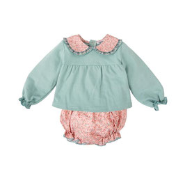 Babidu 2 teil. Outfit mit Blumenmuster Nr.OMW25/27