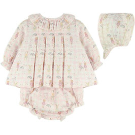 Babyferr 3 teil. Outfit mit Tiermuster Nr. OMW25/03