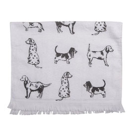 Clayre & Eef Gästehandtuch Dogs
