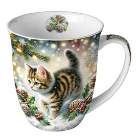 Tasse Cute Cats in the snow