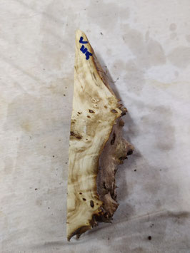 Pappel Maser Mapa 23 x 8 - 1 x 7,5 cm Epoxid Holz L 45