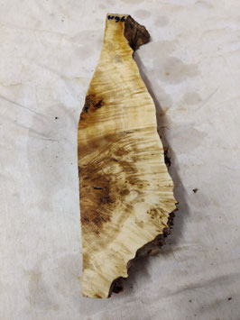 Pappel Maser Mapa 41 x 11 - 3 x 5 cm Epoxid Holz H 96
