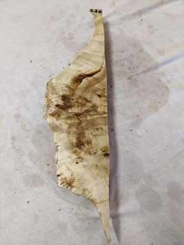 Pappel Maser Mapa 53 x 14 - 2 x 4,5 cm Epoxid Holz L 20