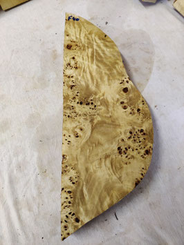 Pappel Maser Mapa 47 x 17 - 1 x 6 cm Epoxid Holz F 40