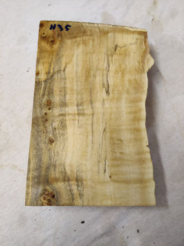 Pappel Maser Mapa 27 x 17 x 5,5 cm Epoxid Holz H 35