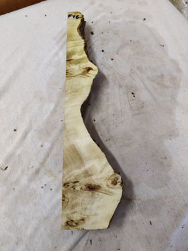 Pappel Maser Mapa 49 x 10 - 3 x 5,5 cm Epoxid Holz F 16
