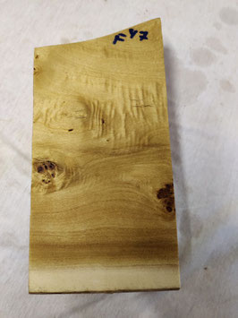 Pappel Maser Mapa 27 x 14 x 5 cm Epoxid Holz F 47