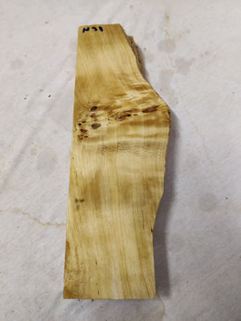 Pappel Maser Mapa 37 x 13 - 7 x 4 cm Epoxid Holz H 33