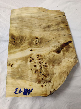 Pappel Maser 34 x 24 x 7,7 cm Drechselholz A 13