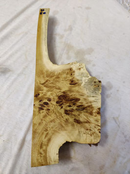 Pappel Maser Mapa 46 x 17 - 3 x 5 cm Epoxid Holz H 60